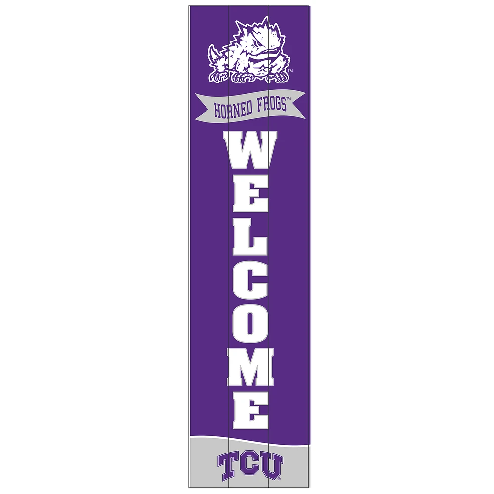 TCU Horned Frogs 47" Leaner Fan Sign