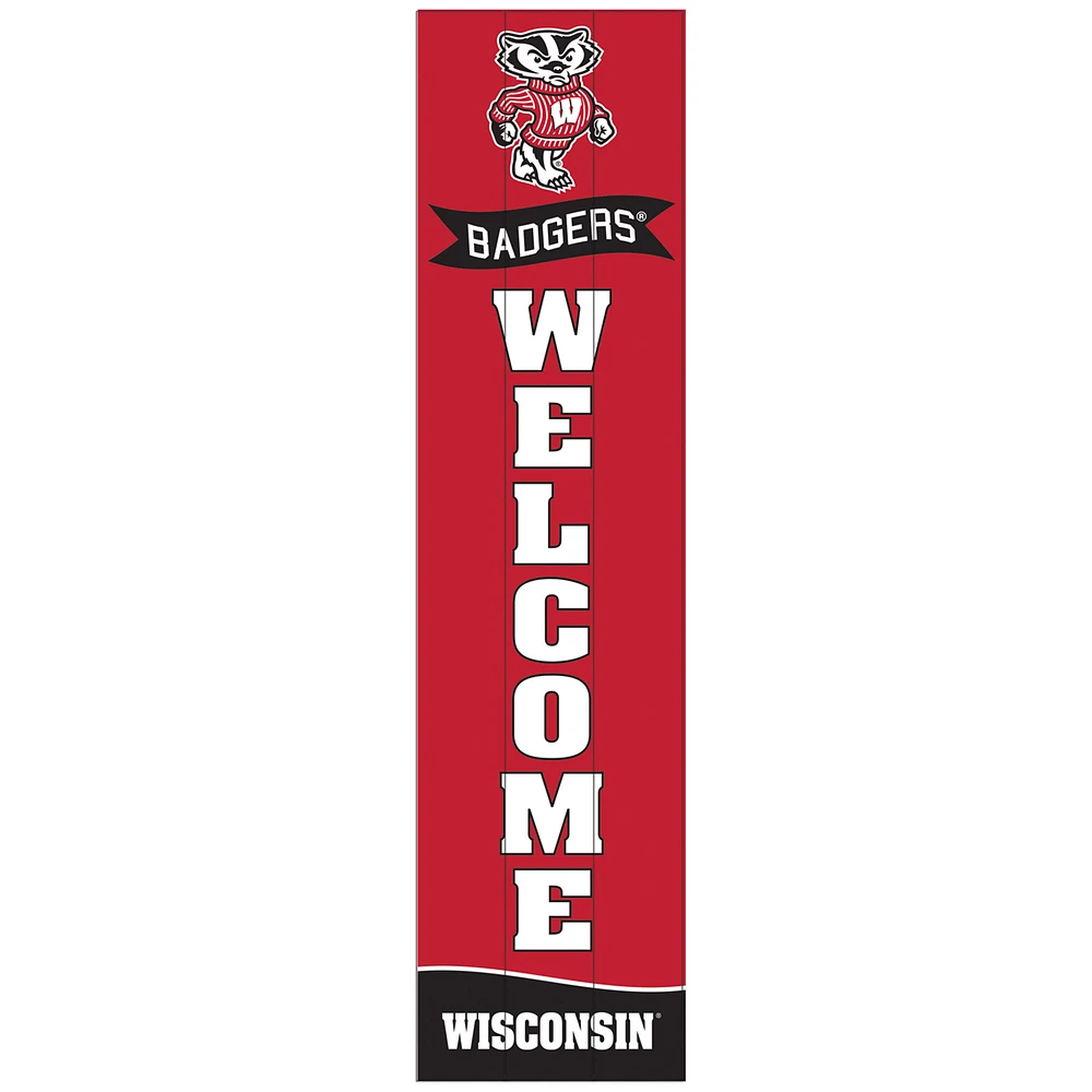 Wisconsin Badgers 47" Leaner Fan Sign