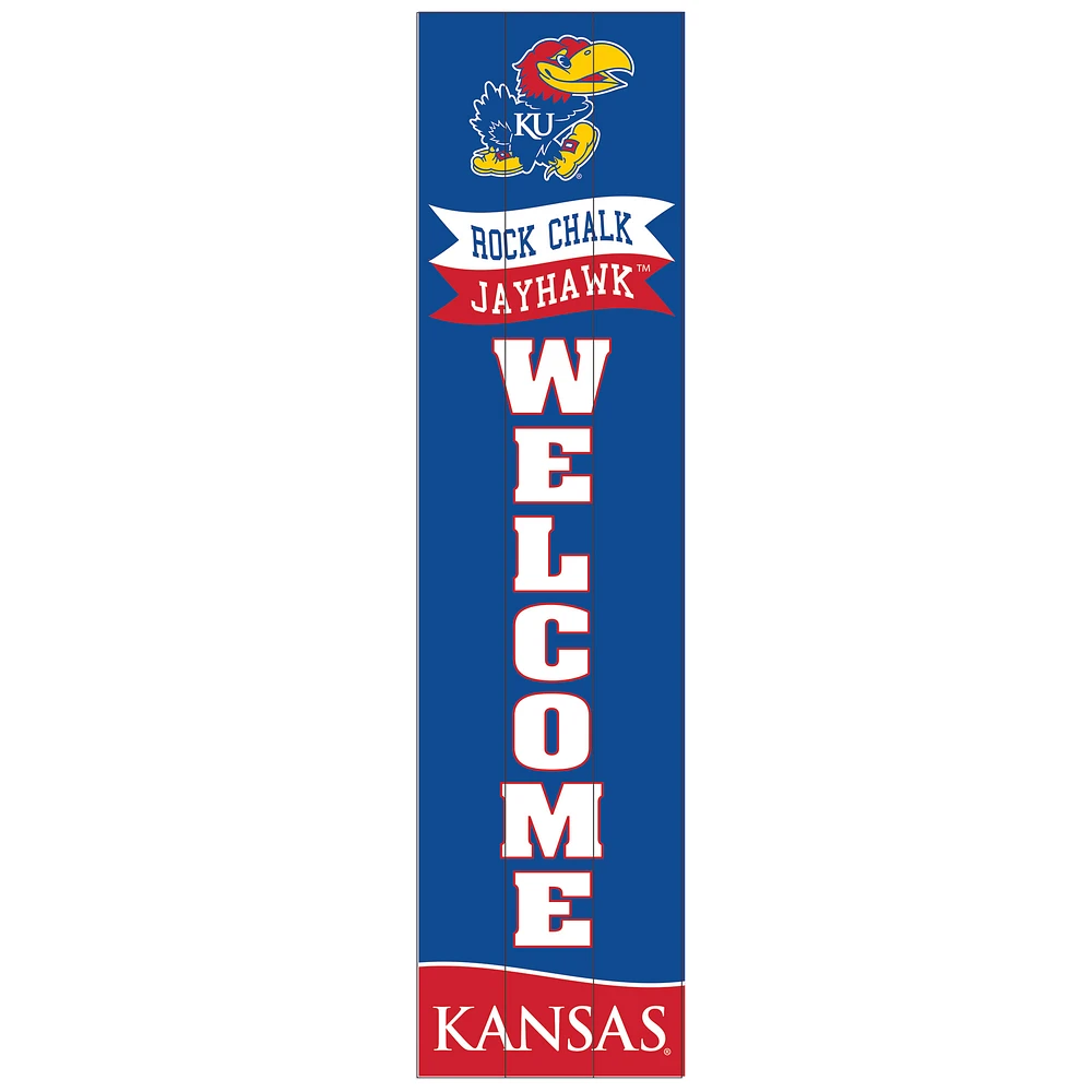 Kansas Jayhawks 47" Leaner Fan Sign