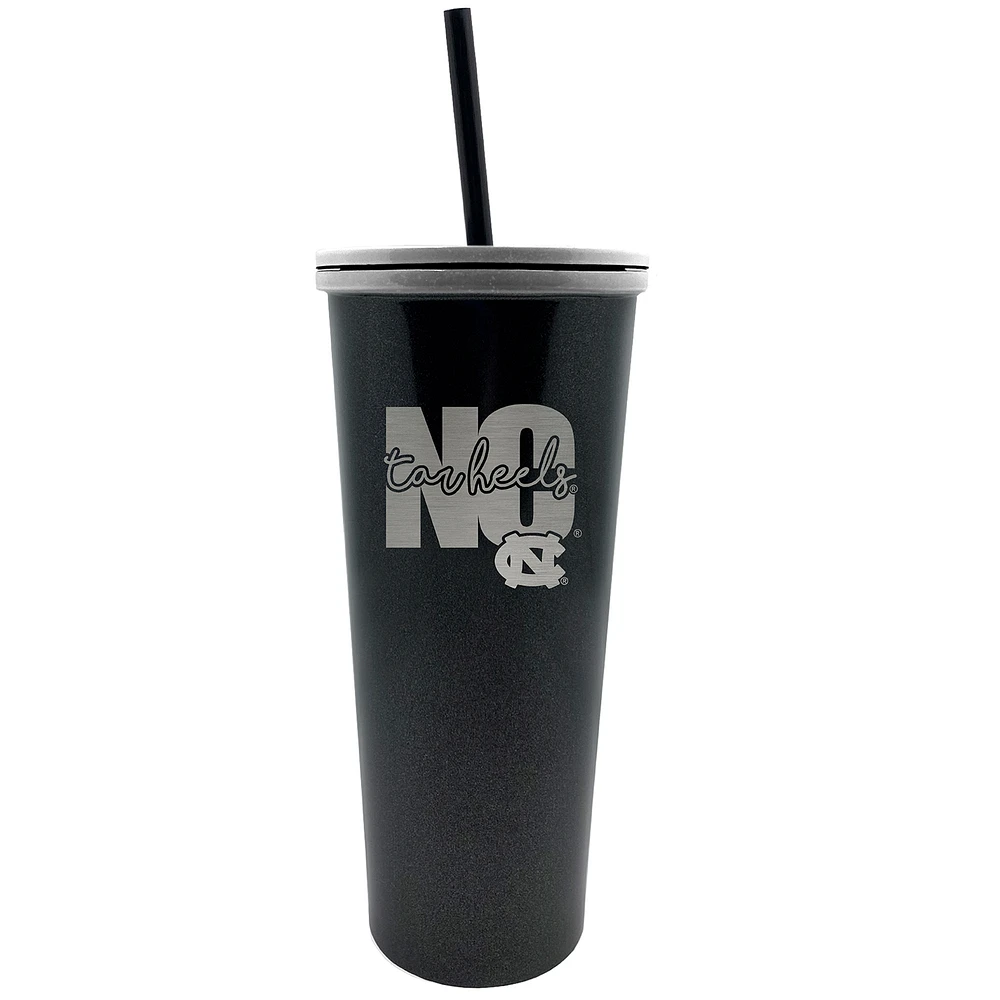 North Carolina Tar Heels 24oz. Onyx Skinny Tumbler