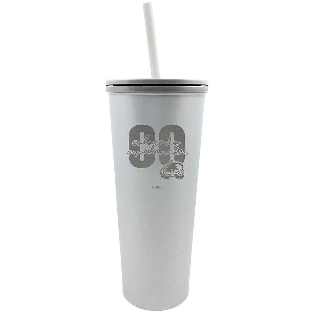 Colorado Avalanche 24oz. Opal Skinny Tumbler