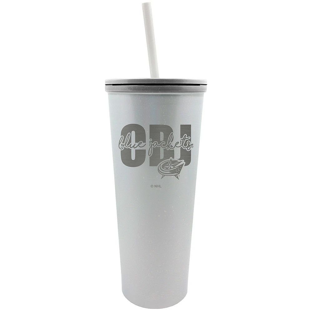 Columbus Blue Jackets 24oz. Opal Skinny Tumbler