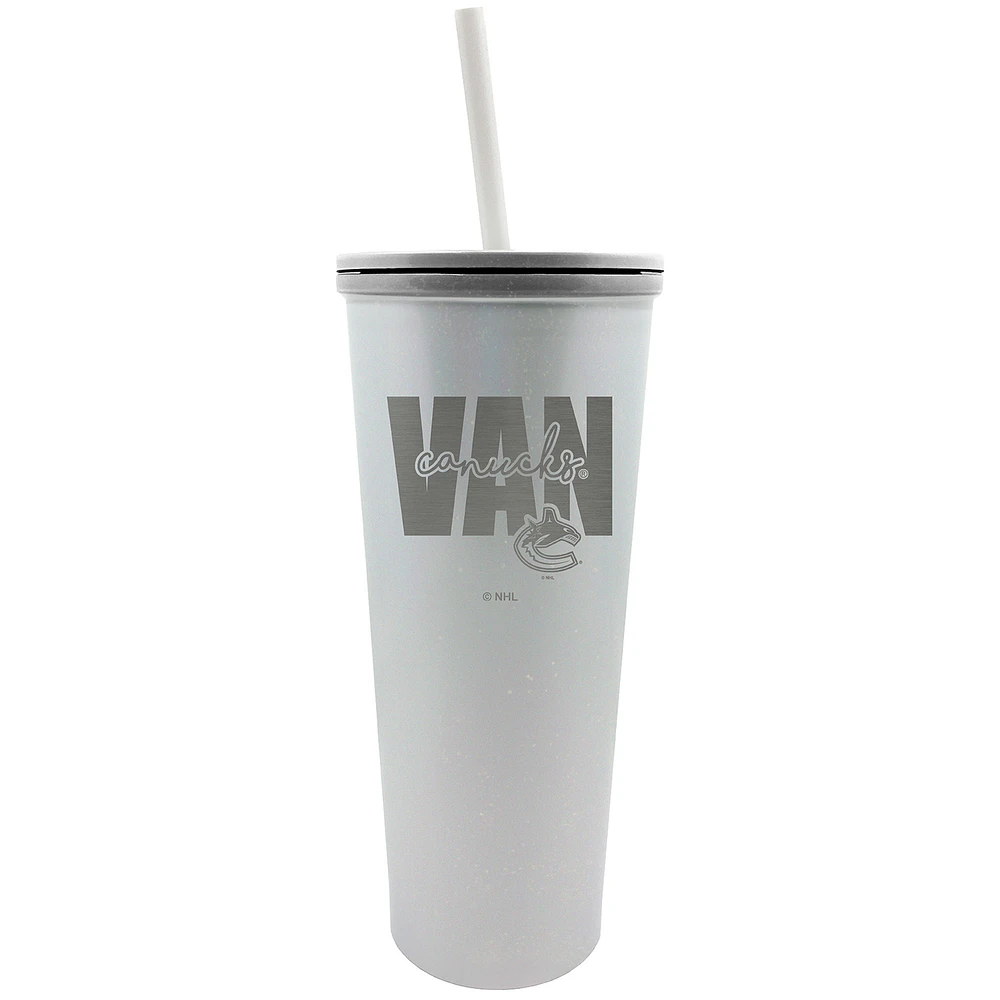 Vancouver Canucks 24oz. Opal Skinny Tumbler
