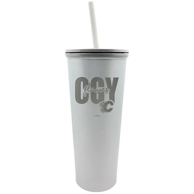 Calgary Flames 24oz. Opal Skinny Tumbler