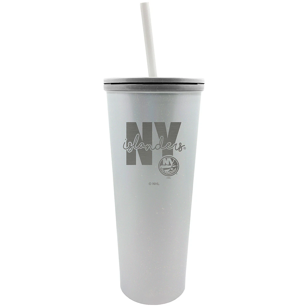 New York Islanders 24oz. Opal Skinny Tumbler
