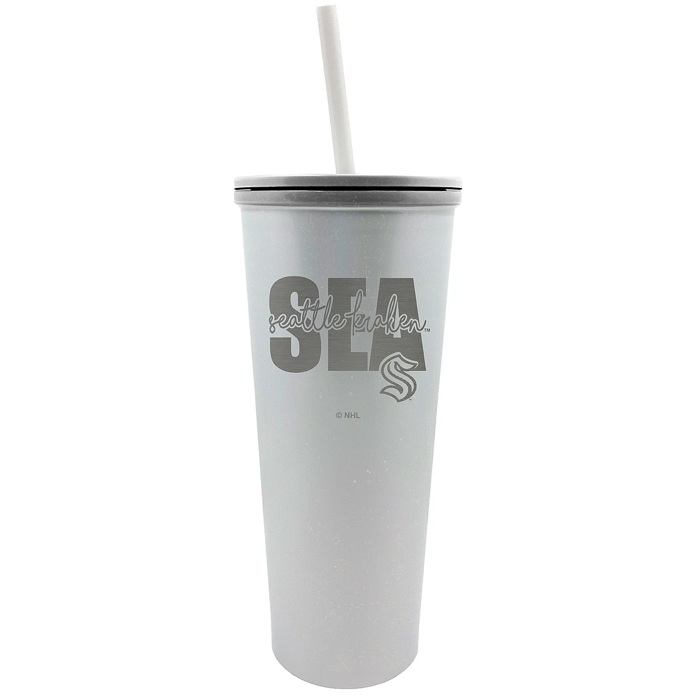 Seattle Kraken 24oz. Opal Skinny Tumbler