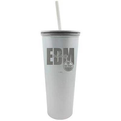 Edmonton Oilers 24oz. Opal Skinny Tumbler