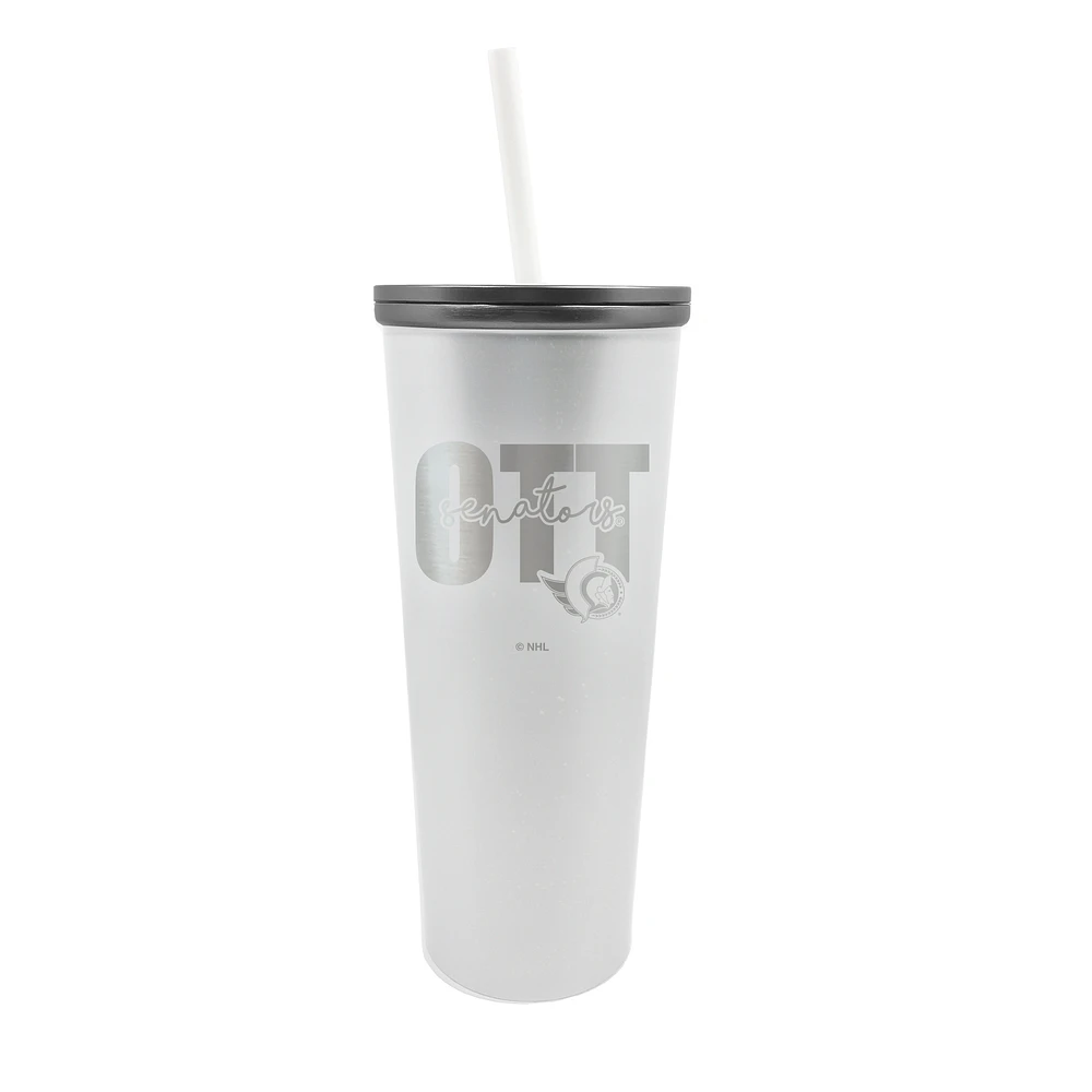 Ottawa Senators 24oz. Opal Skinny Tumbler