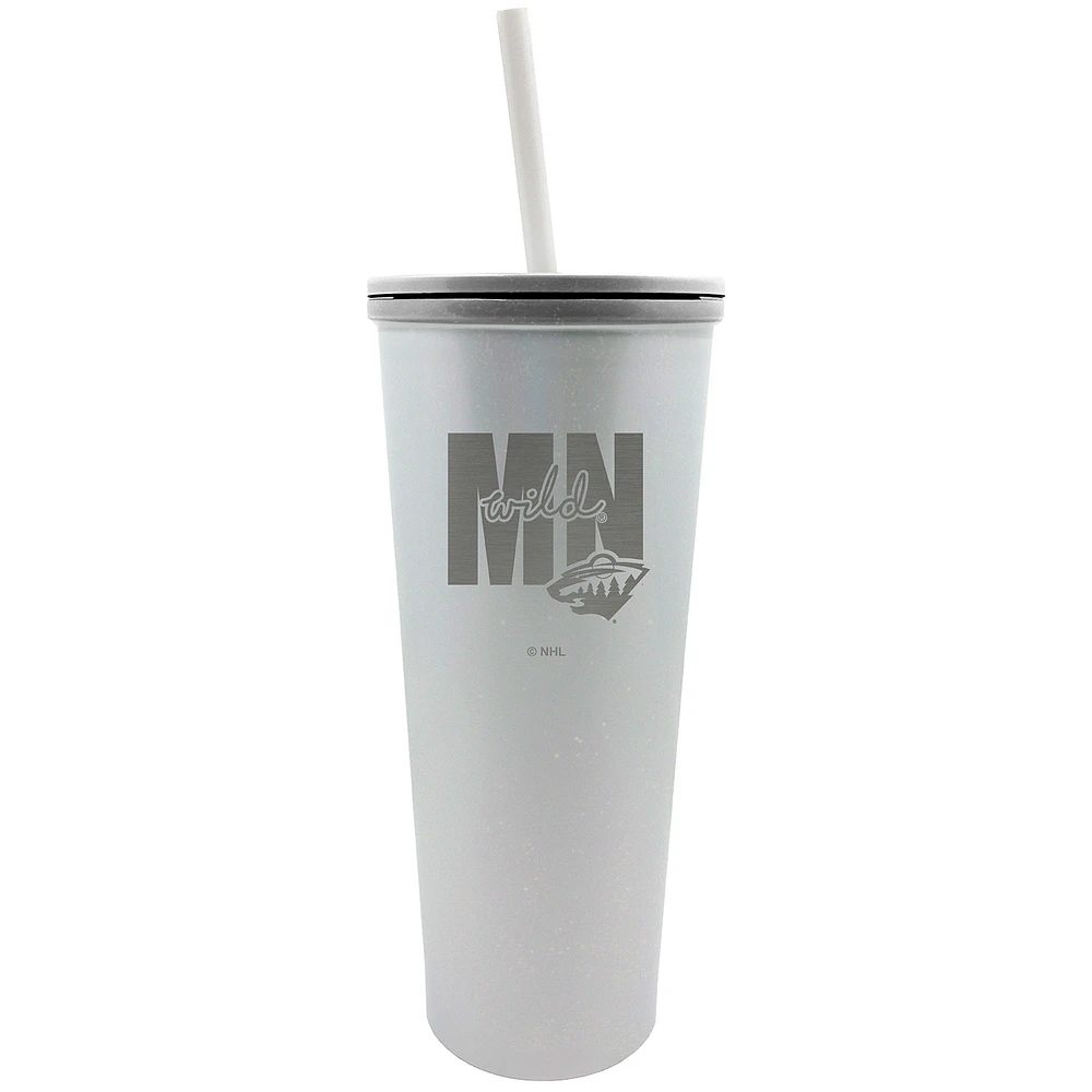 Minnesota Wild 24oz. Opal Skinny Tumbler