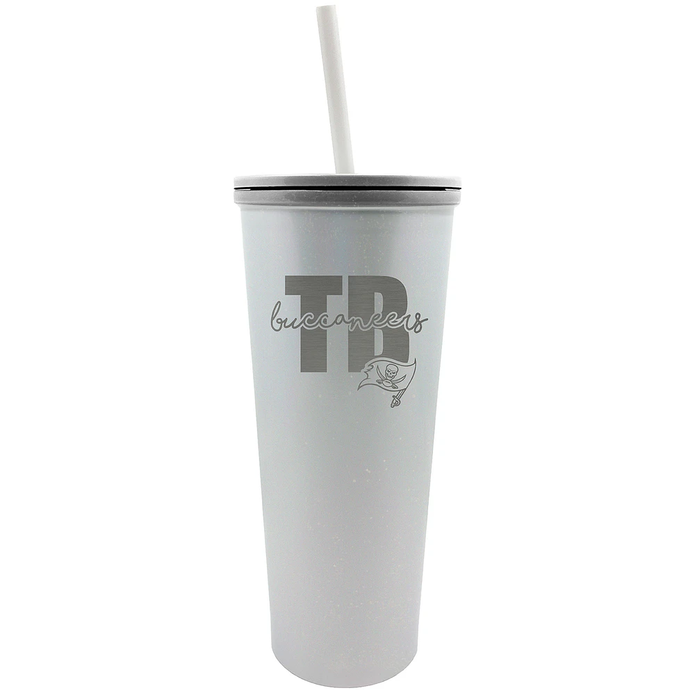 Tampa Bay Buccaneers 24oz. Opal Skinny Tumbler