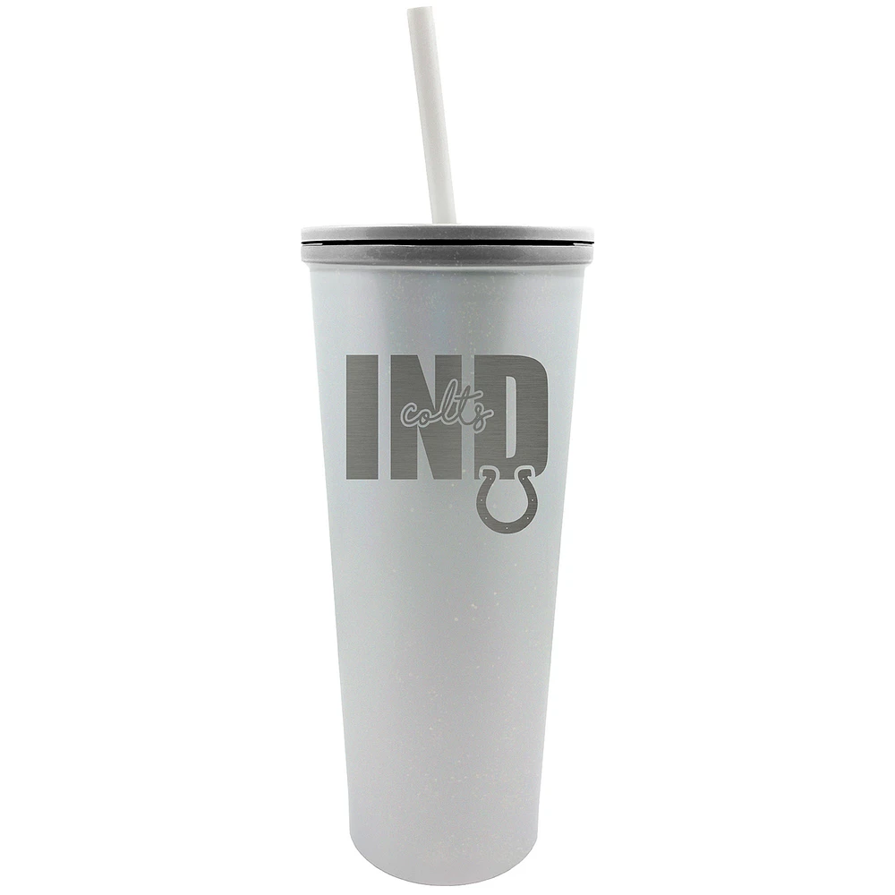 Indianapolis Colts 24oz. Opal Skinny Tumbler