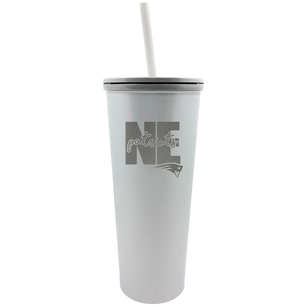 New England Patriots 24oz. Opal Skinny Tumbler