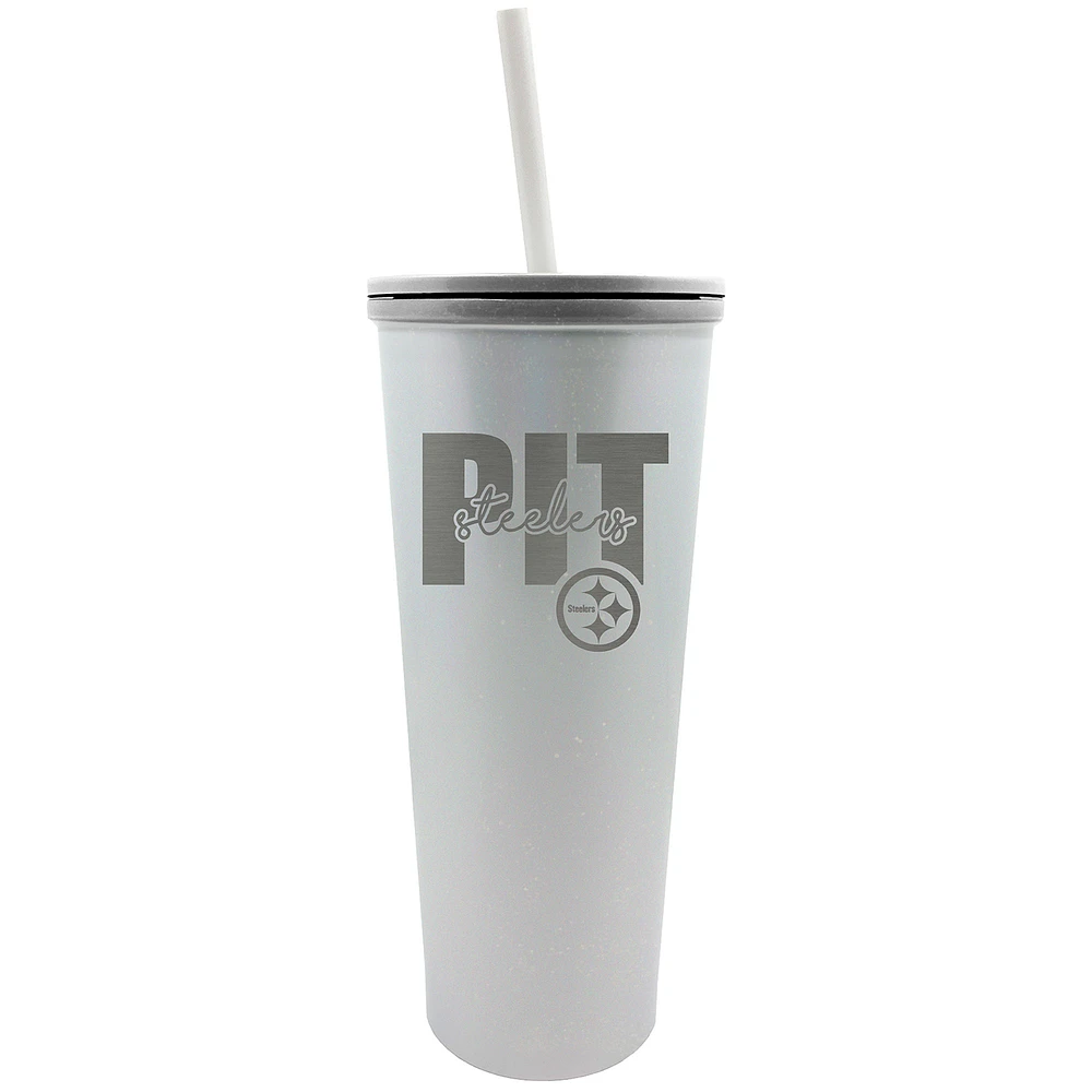 Pittsburgh Steelers 24oz. Opal Skinny Tumbler