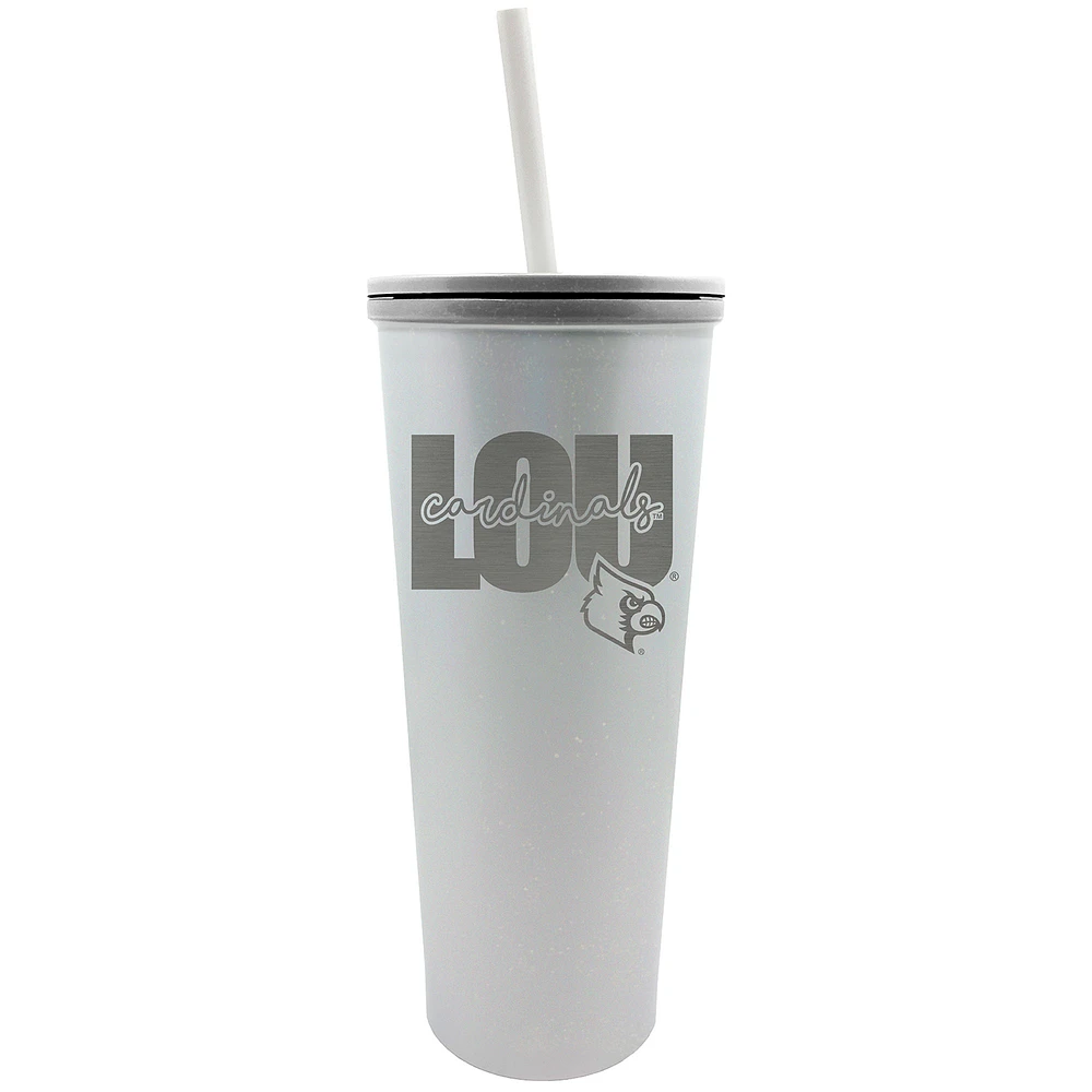 Louisville Cardinals 24oz. Opal Skinny Tumbler
