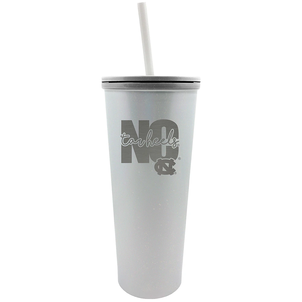 North Carolina Tar Heels 24oz. Opal Skinny Tumbler