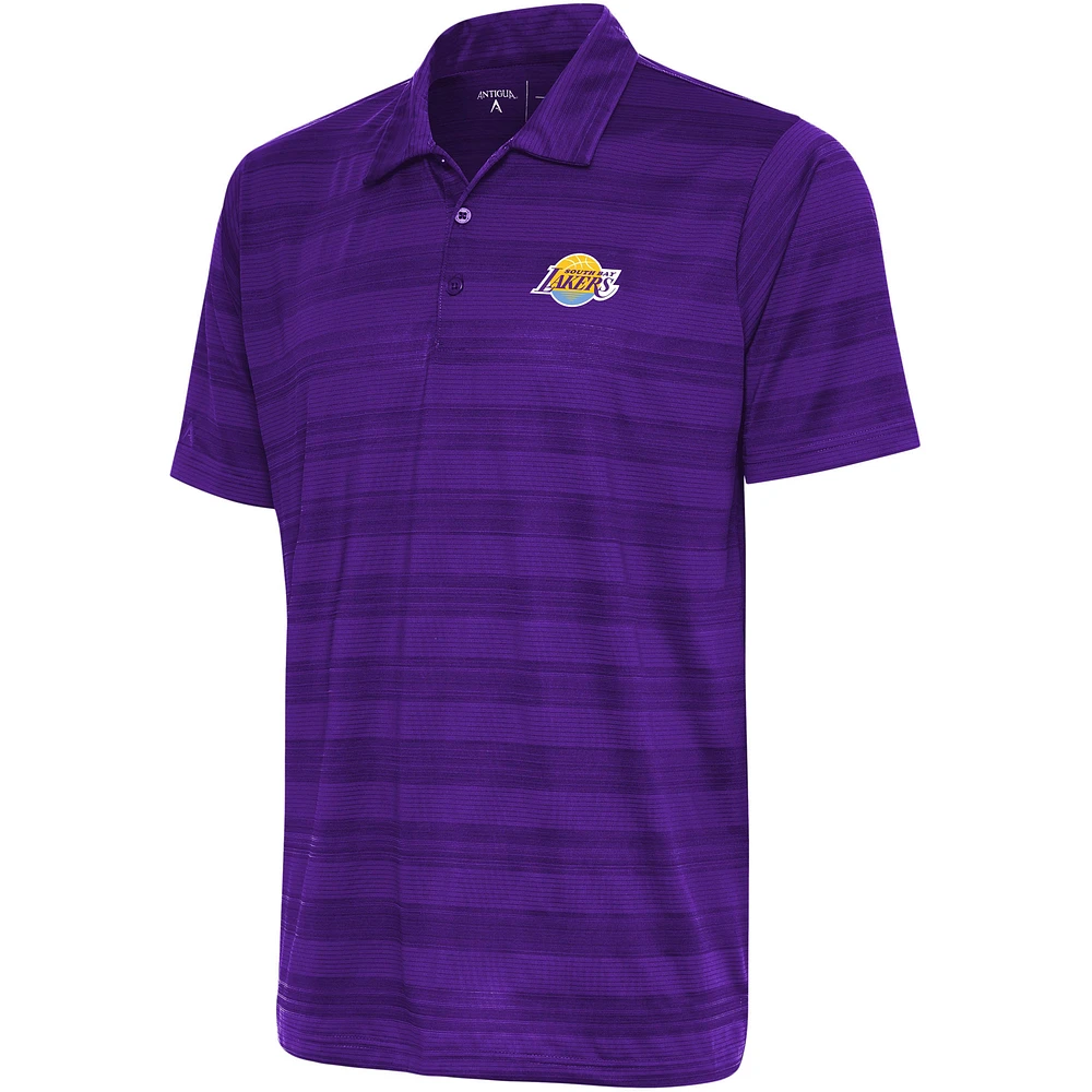 Men's Antigua Purple South Bay Lakers Compass Polo