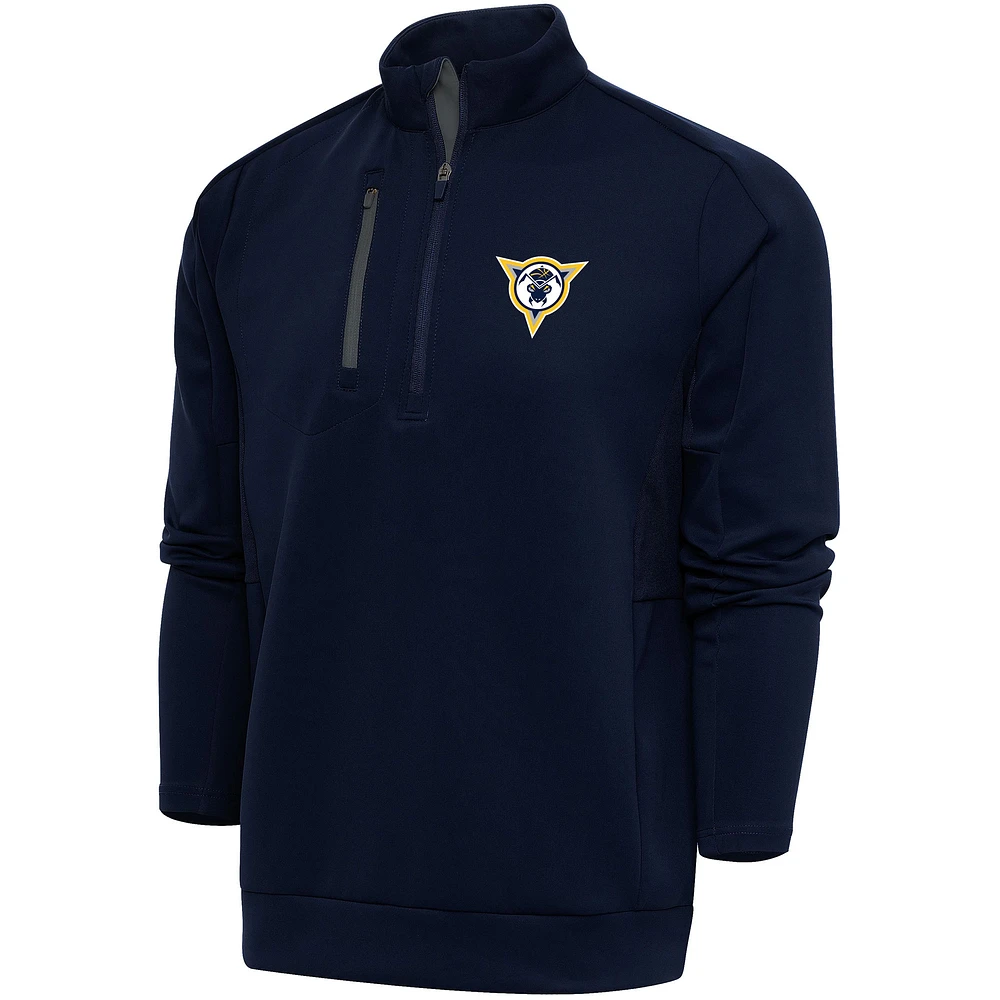 Men's Antigua Navy Fort Wayne Mad Ants Generation Quarter-Zip Pullover Top