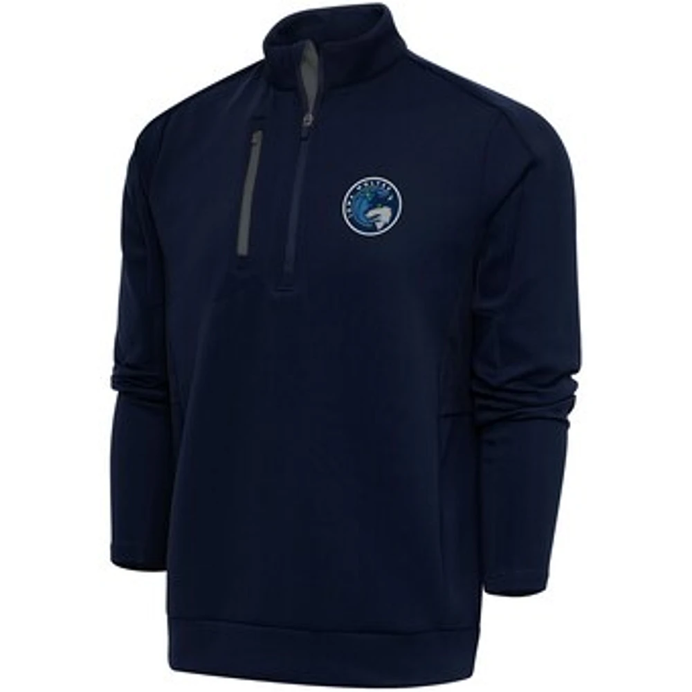 Men's Antigua Navy Iowa Wolves Generation Quarter-Zip Pullover Top