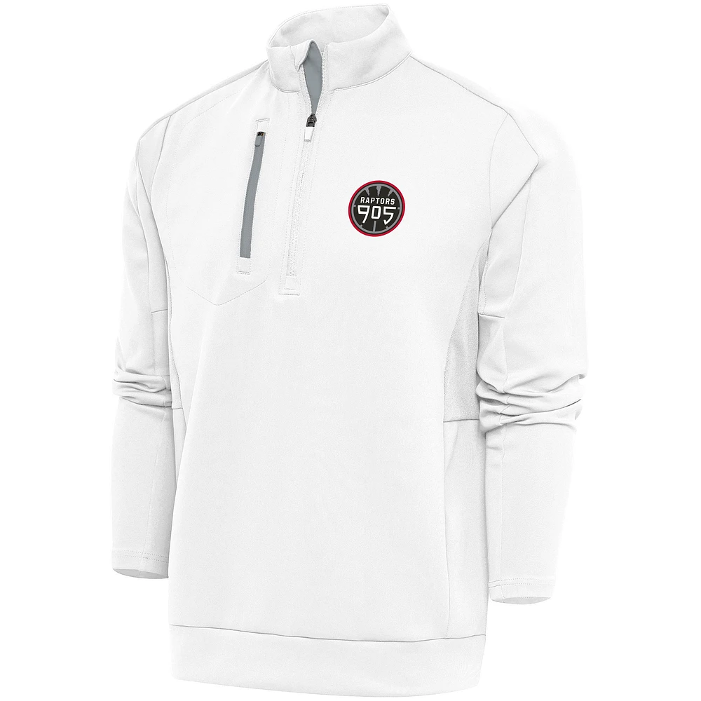 Men's Antigua Raptors 905 Generation Quarter-Zip Pullover Top