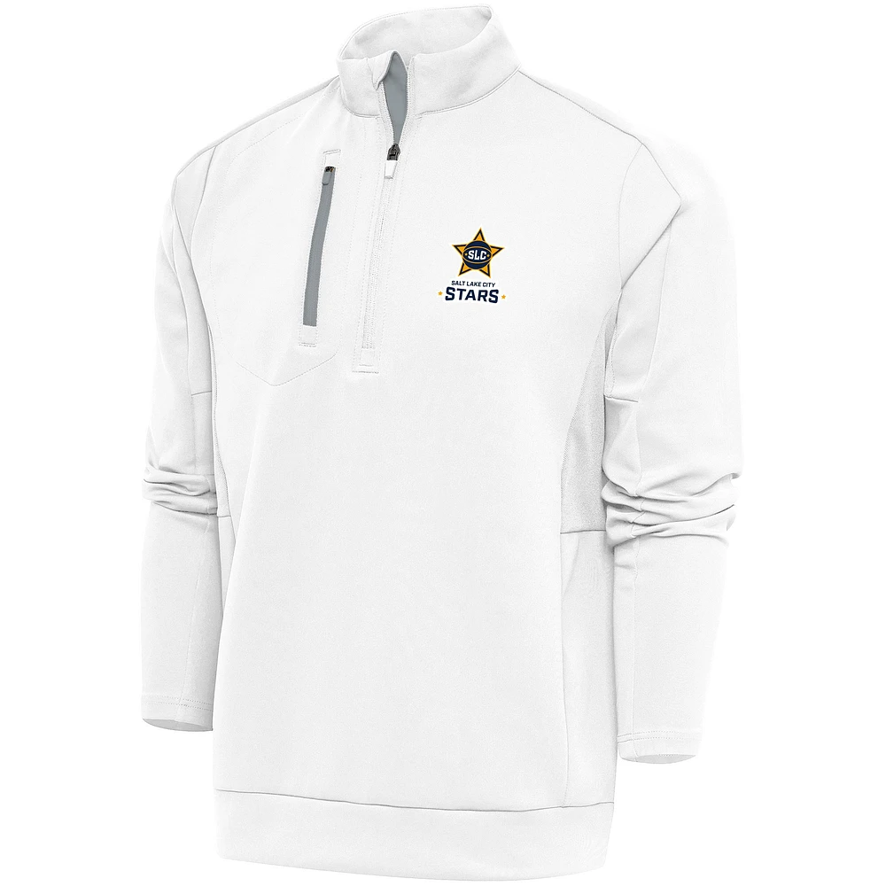 Men's Antigua Salt Lake City Stars Generation Quarter-Zip Pullover Top