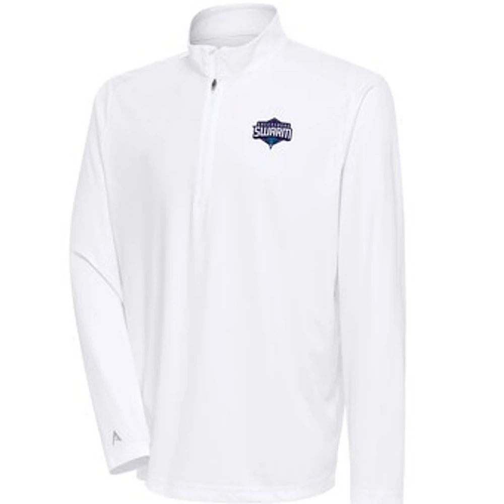 Men's Antigua Greensboro Swarm Tribute Quarter-Zip Pullover Top