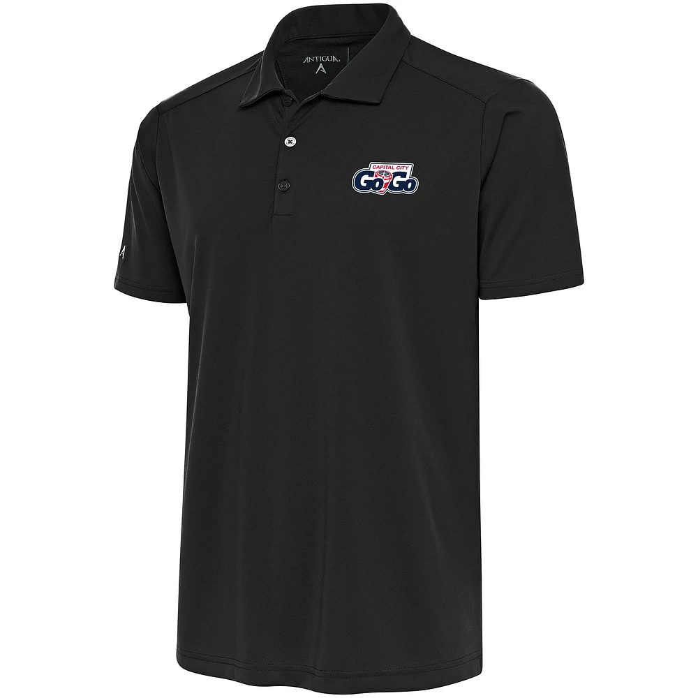Men's Antigua Charcoal Capital City Go-Go Big & Tall Tribute Polo