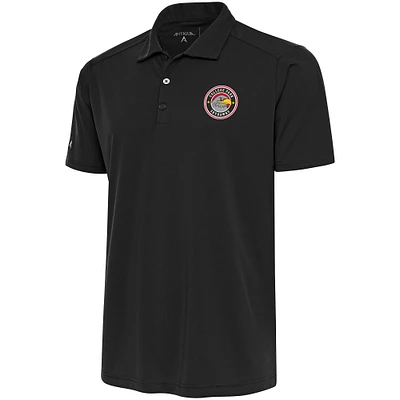 Men's Antigua Charcoal College Park Skyhawks Big & Tall Tribute Polo