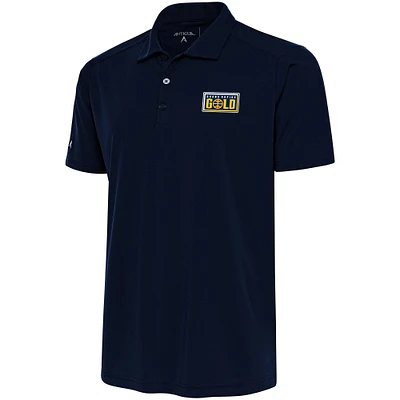 Men's Antigua Navy Grand Rapids Gold Big & Tall Tribute Polo