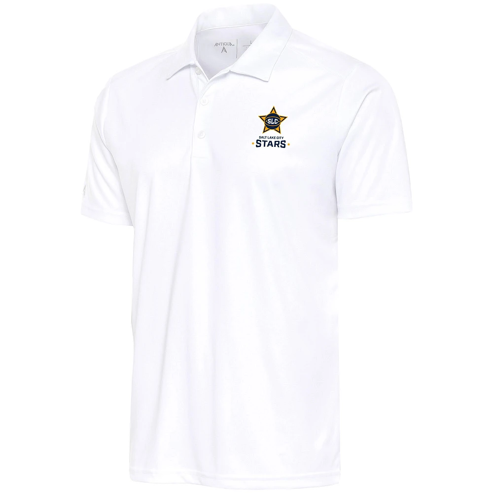 Men's Antigua White Salt Lake City Stars Big & Tall Tribute Polo