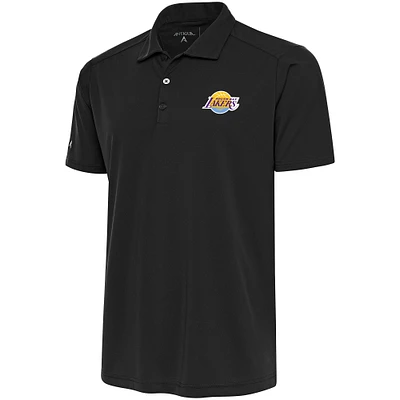 Men's Antigua Charcoal South Bay Lakers Big & Tall Tribute Polo