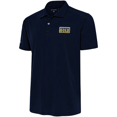 Men's Antigua Navy Grand Rapids Gold Tribute Polo