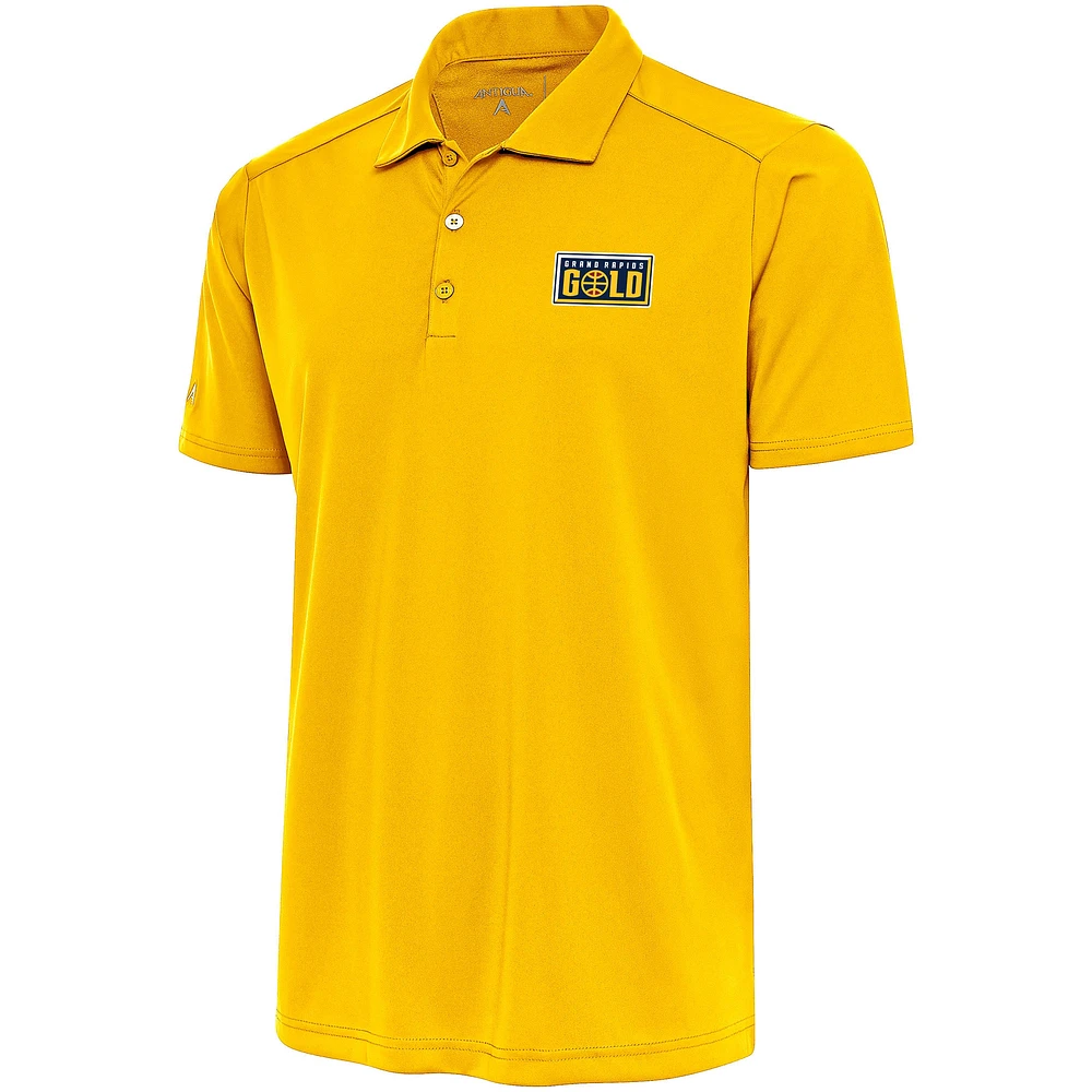 Men's Antigua Gold Grand Rapids Tribute Polo