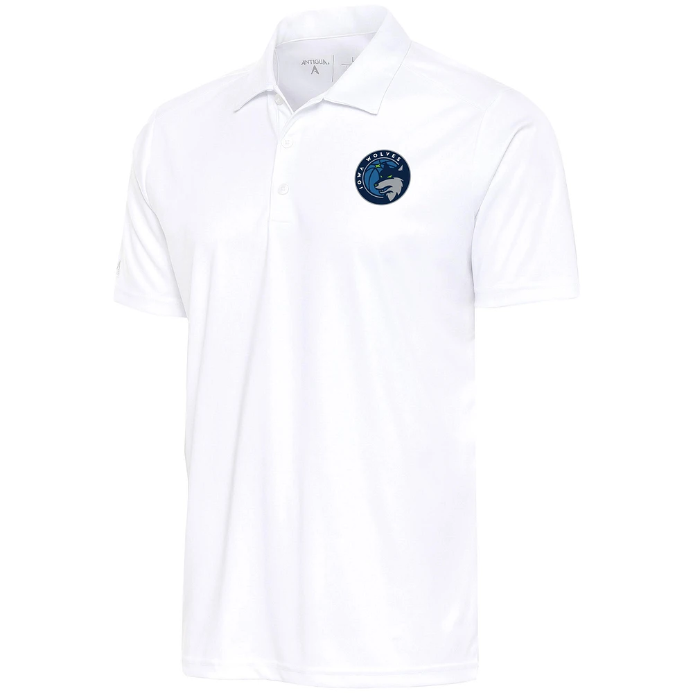 Men's Antigua White Iowa Wolves Tribute Polo
