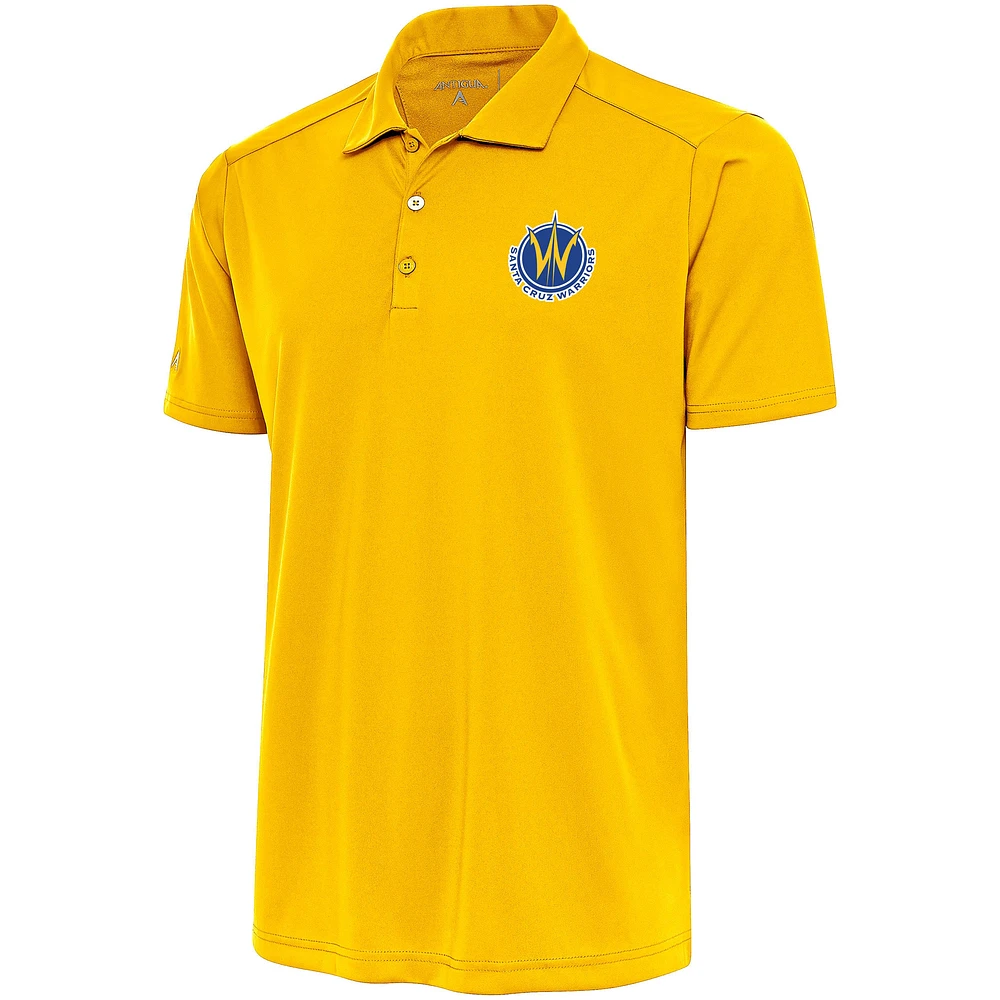 Men's Antigua Gold Santa Cruz Warriors Tribute Polo