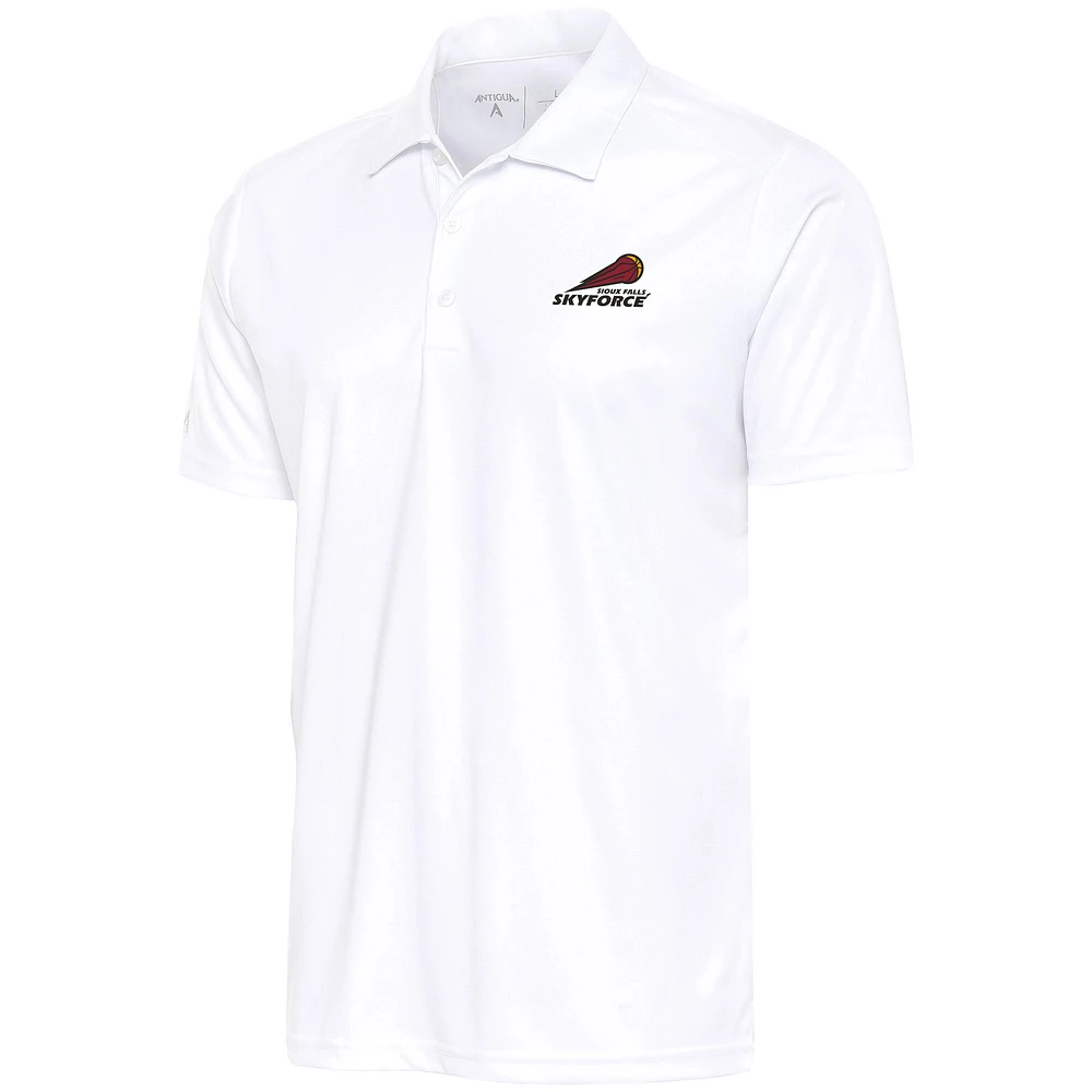 Men's Antigua White Sioux Falls Skyforce Tribute Polo