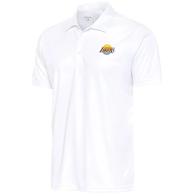 Men's Antigua White South Bay Lakers Tribute Polo