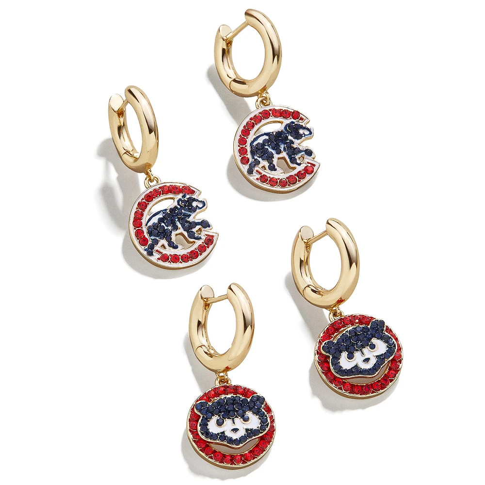 Women's BaubleBar Gold Chicago Cubs Team Earrings Set