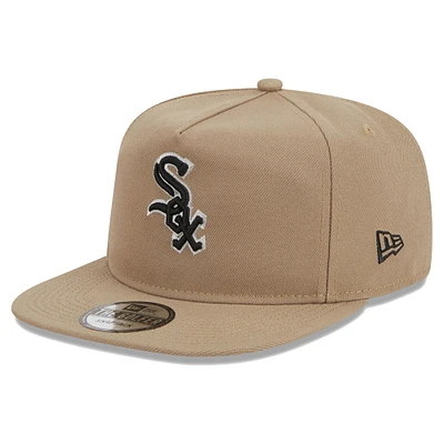Men's New Era Khaki Chicago White Sox Golfer Adjustable Hat