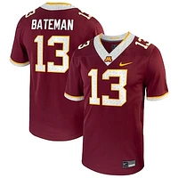 Men's Nike Rashod Bateman Maroon Minnesota Golden Gophers Player Game Jersey