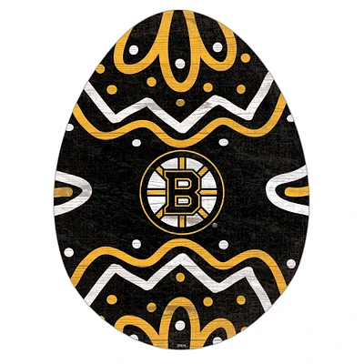 Boston Bruins 12" Easter Egg Cutout Sign