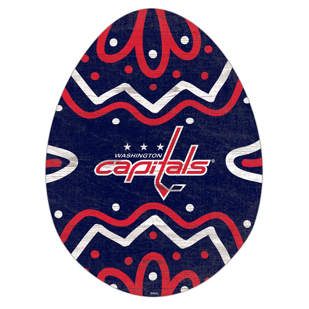 Washington Capitals 12" Easter Egg Cutout Sign