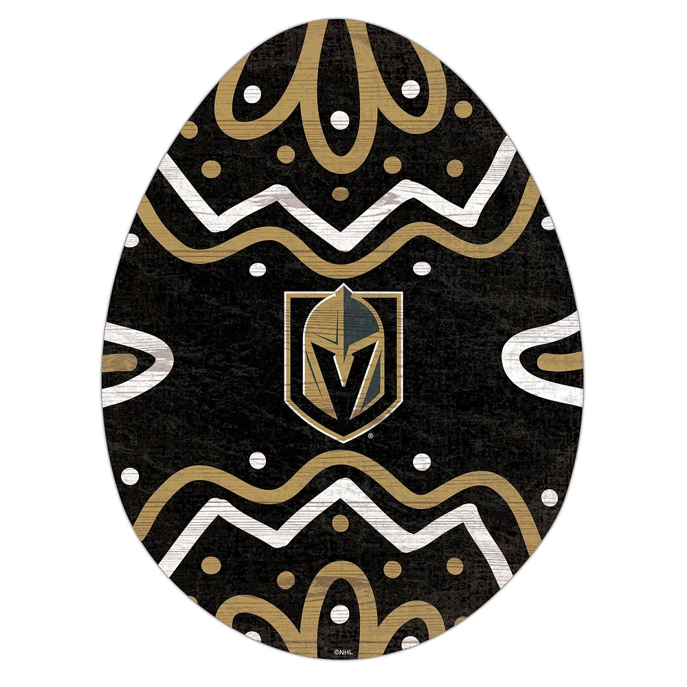 Vegas Golden Knights 12" Easter Egg Cutout Sign