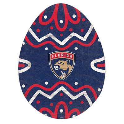 Florida Panthers 12" Easter Egg Cutout Sign