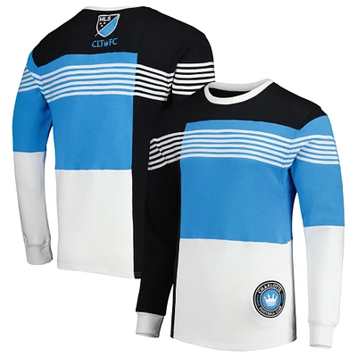 Men's Black Charlotte FC Logo Pullover Sweatshirt