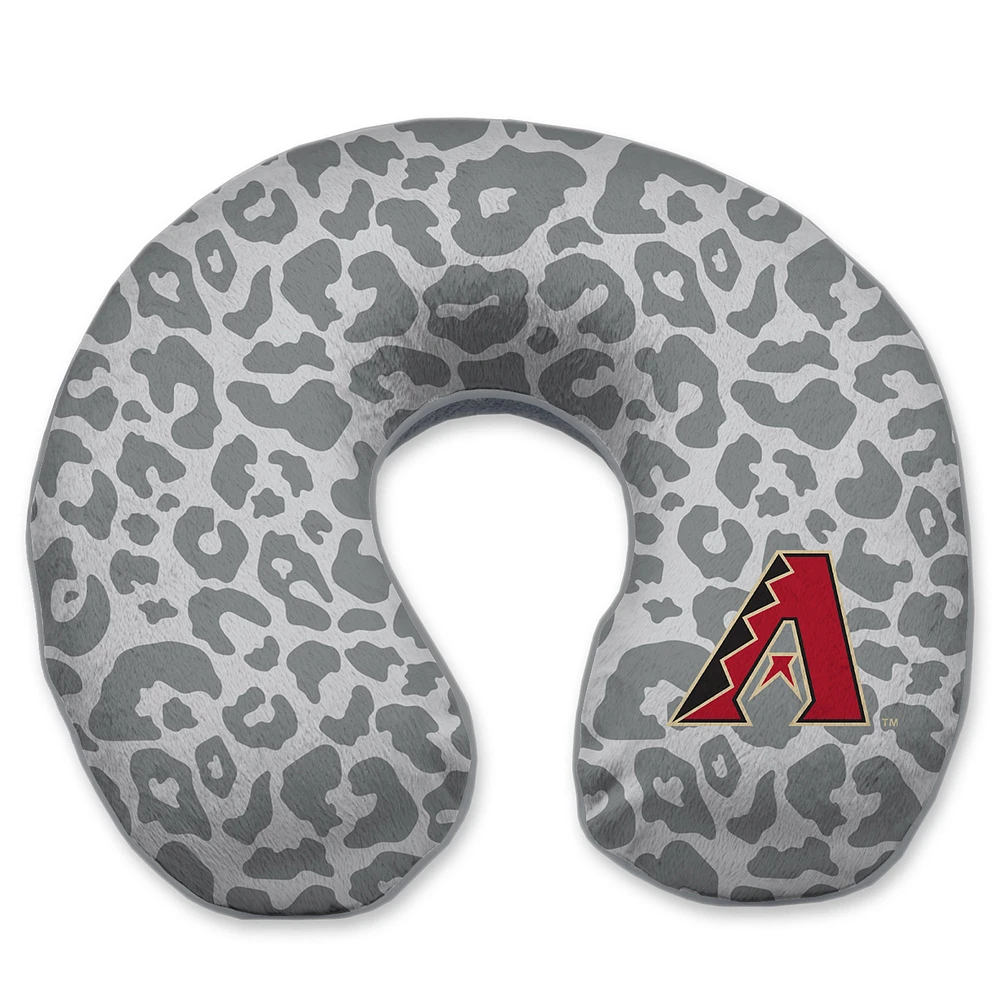 Arizona Diamondbacks Cheetah Print Memory Foam Travel Pillow