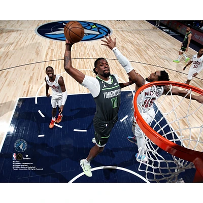 Naz Reid Minnesota Timberwolves Unsigned Dunk vs. Cavaliers Photograph