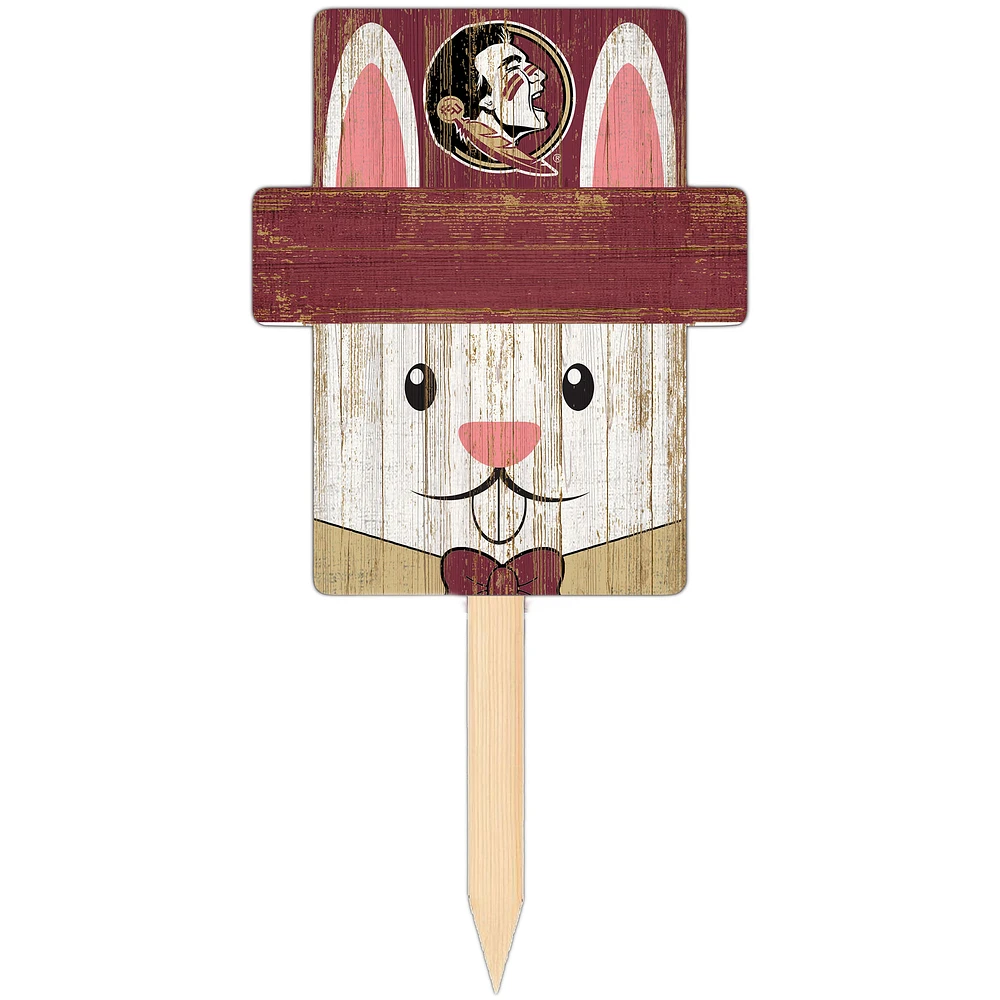 Florida State Seminoles 16" x 19" Easter Bunny Yard Stake