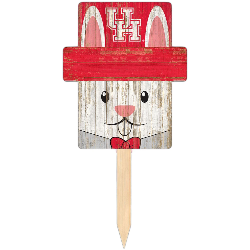 Houston Cougars 16" x 19" Easter Bunny Yard Stake