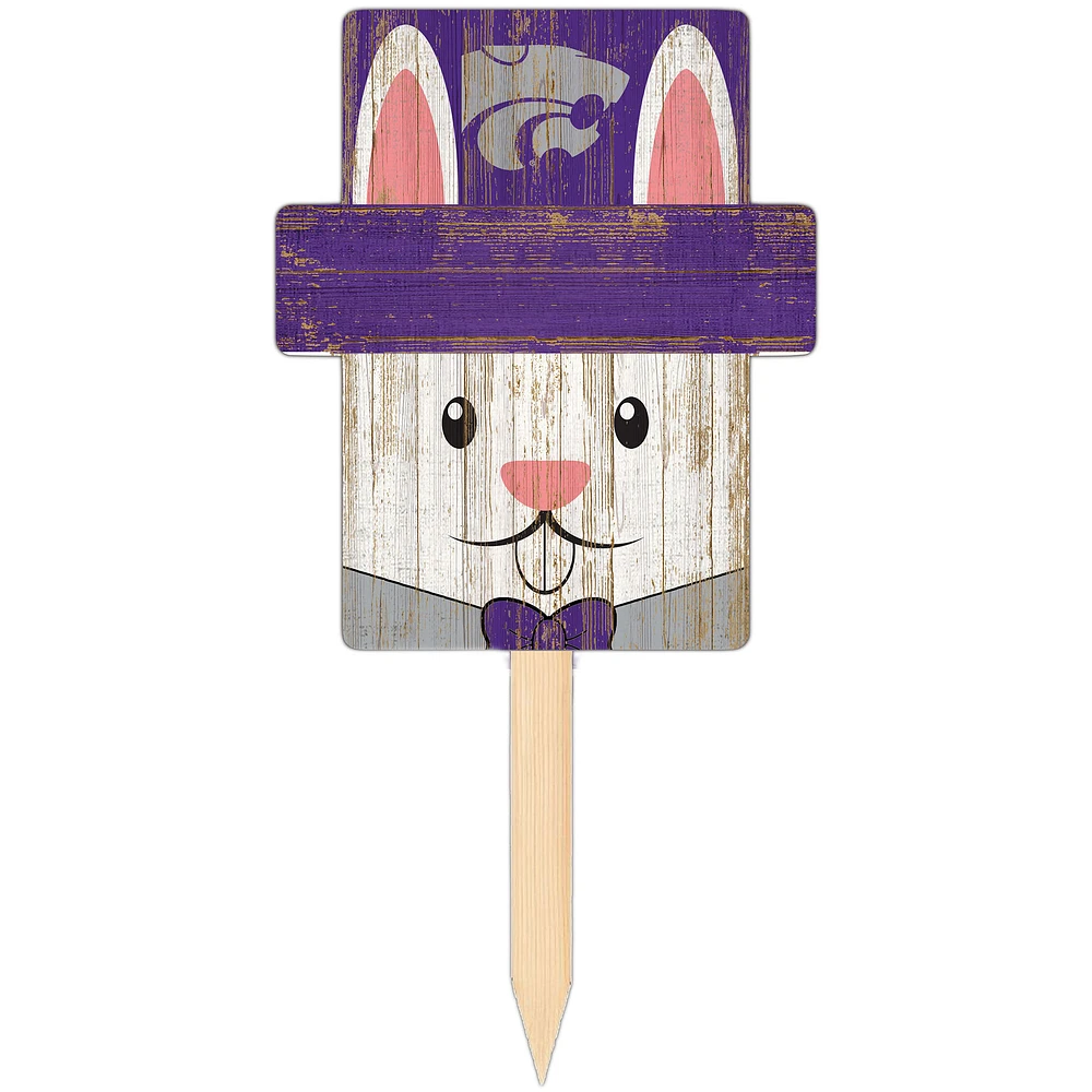 Kansas State Wildcats 16" x 19" Easter Bunny Yard Stake