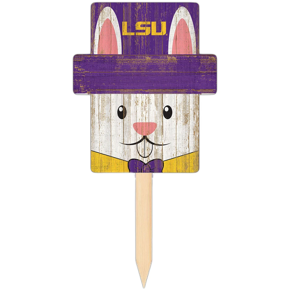 LSU Tigers 16" x 19" Easter Bunny Yard Stake